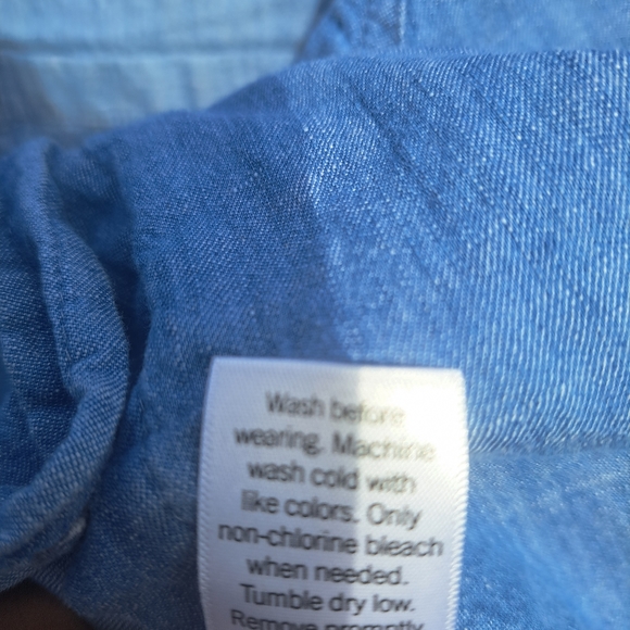 🙂3/15 Sonoma shirt 100% cotton large💙 - Picture 6 of 8